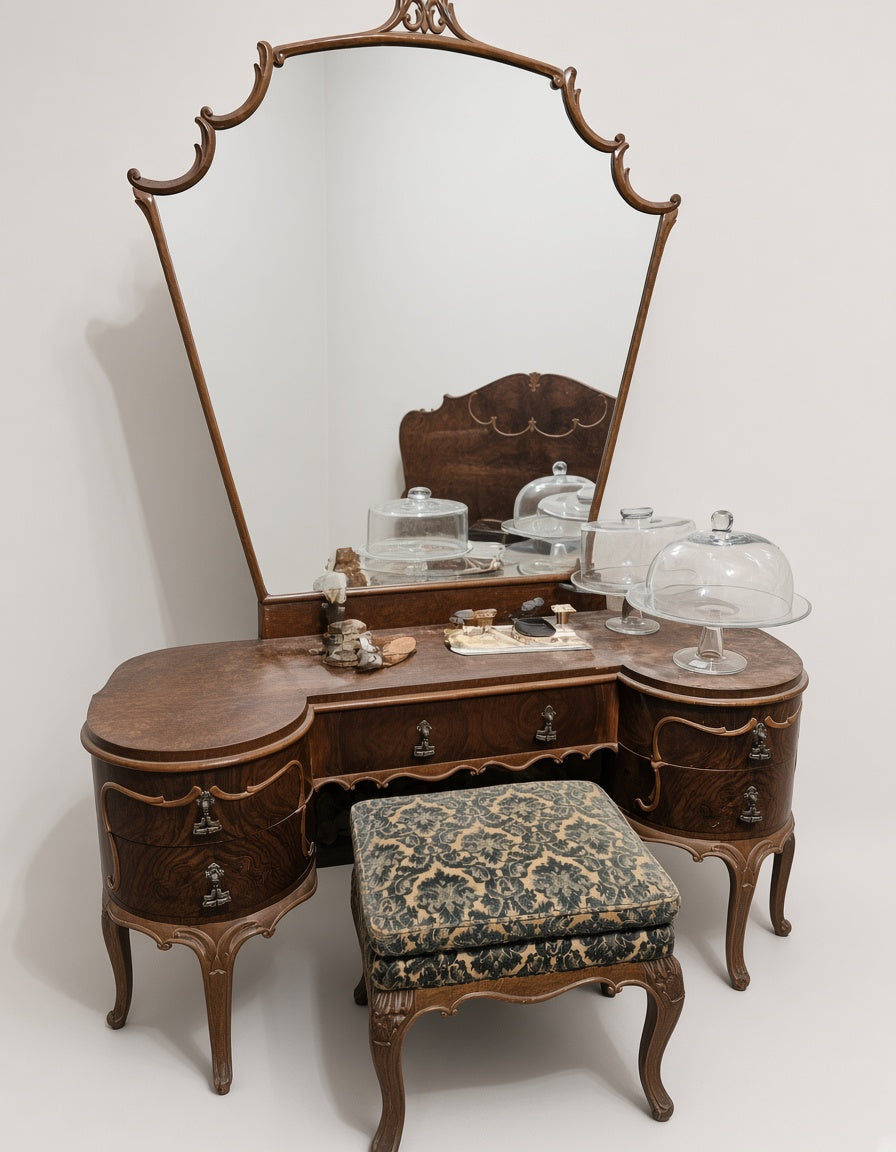 Set of 3 bedroom vintage furniture