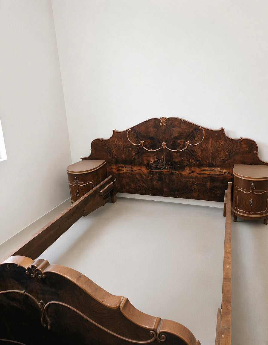 Set of 3 bedroom vintage furniture