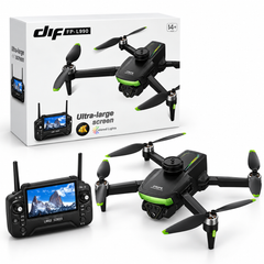 FP-L990 4K Foldable Drone with Screen Controller & 360° Obstacle Avoidance