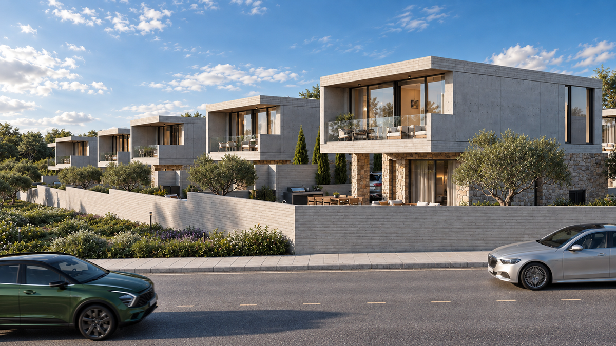 Contemporary 3-Bedroom Villa in Gated Geroskipou Community