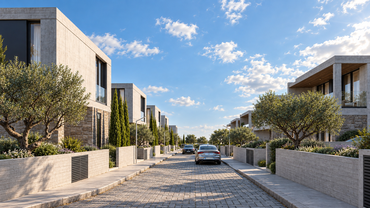 Contemporary 3-Bedroom Villa in Gated Geroskipou Community