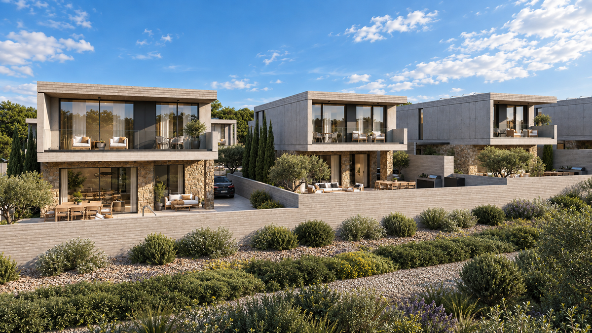 Contemporary 3-Bedroom Villa in Gated Geroskipou Community