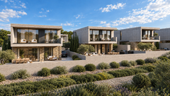 Contemporary 3-Bedroom Villa in Gated Geroskipou Community